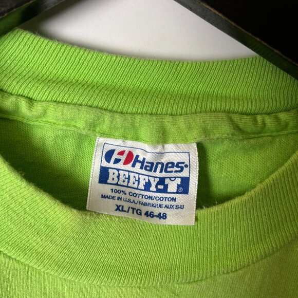 New Orleans T Shirt Vintage 90s Extra Large XL Adult Green Graphic Tee - Picture 4 of 16